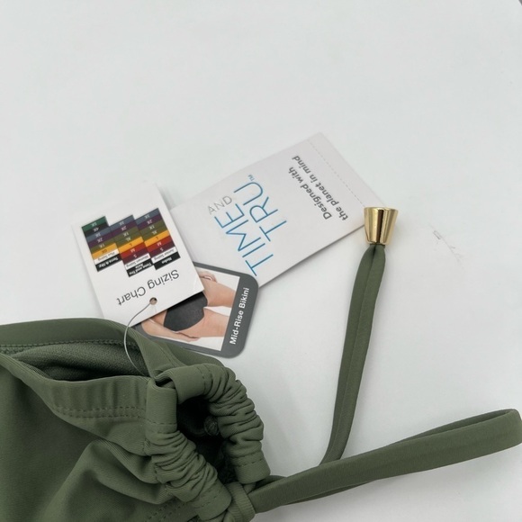 Time and Tru Olive Green Keyhole Bikini Bottoms 3X/2X NWT - Picture 4 of 12